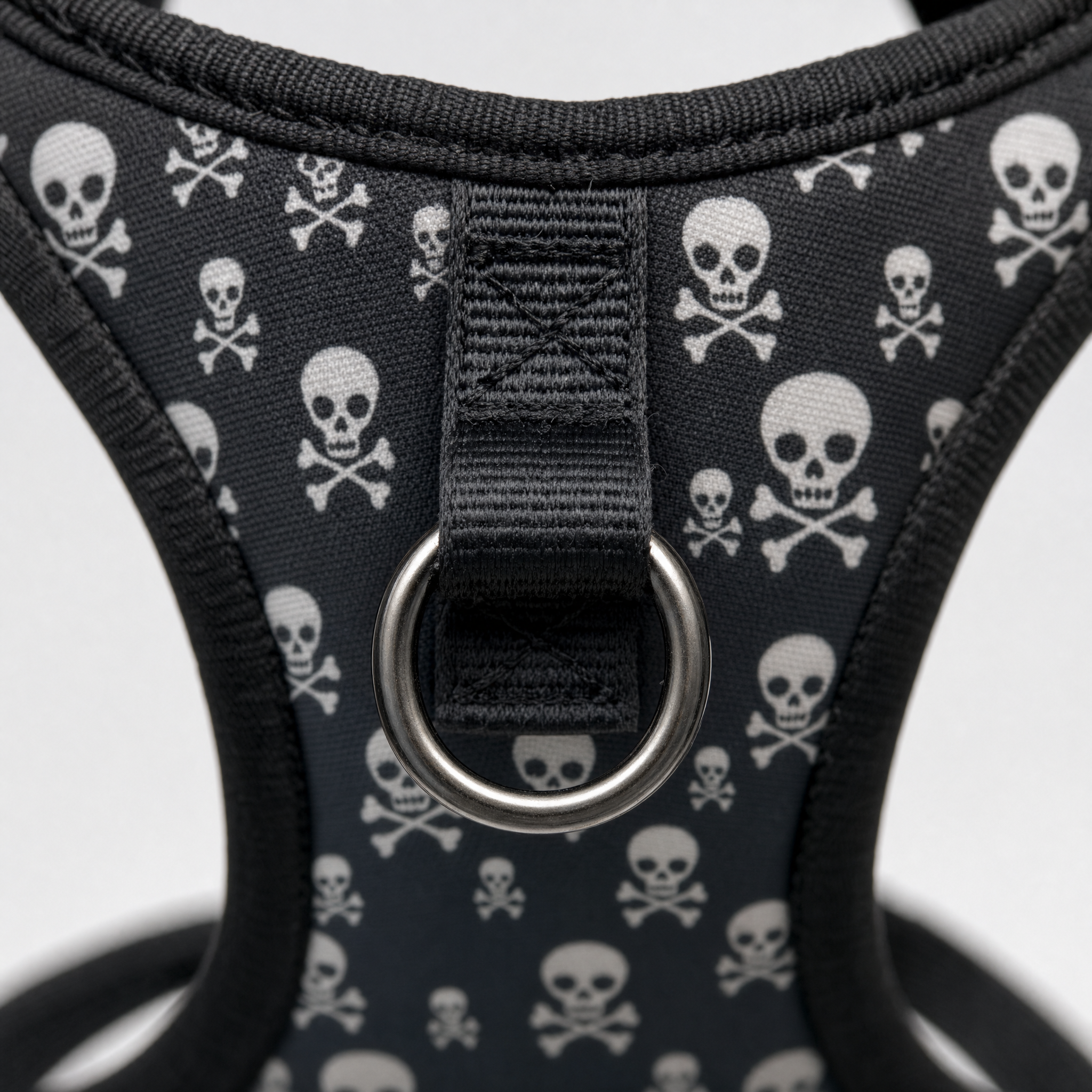 No-Pull Dog Harness — Skull Print